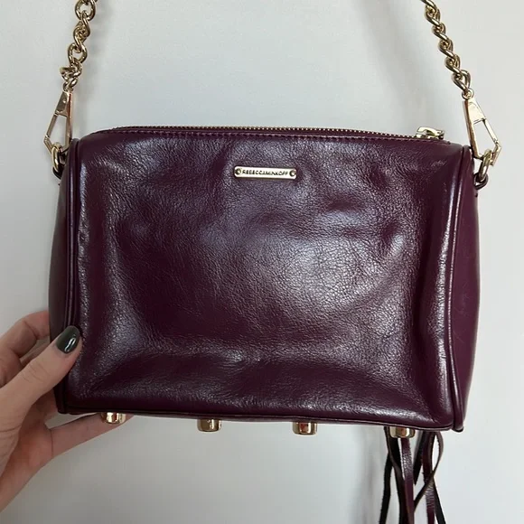 Rebecca Minkoff chain link zipper crossbody bag - Picture 3 of 6